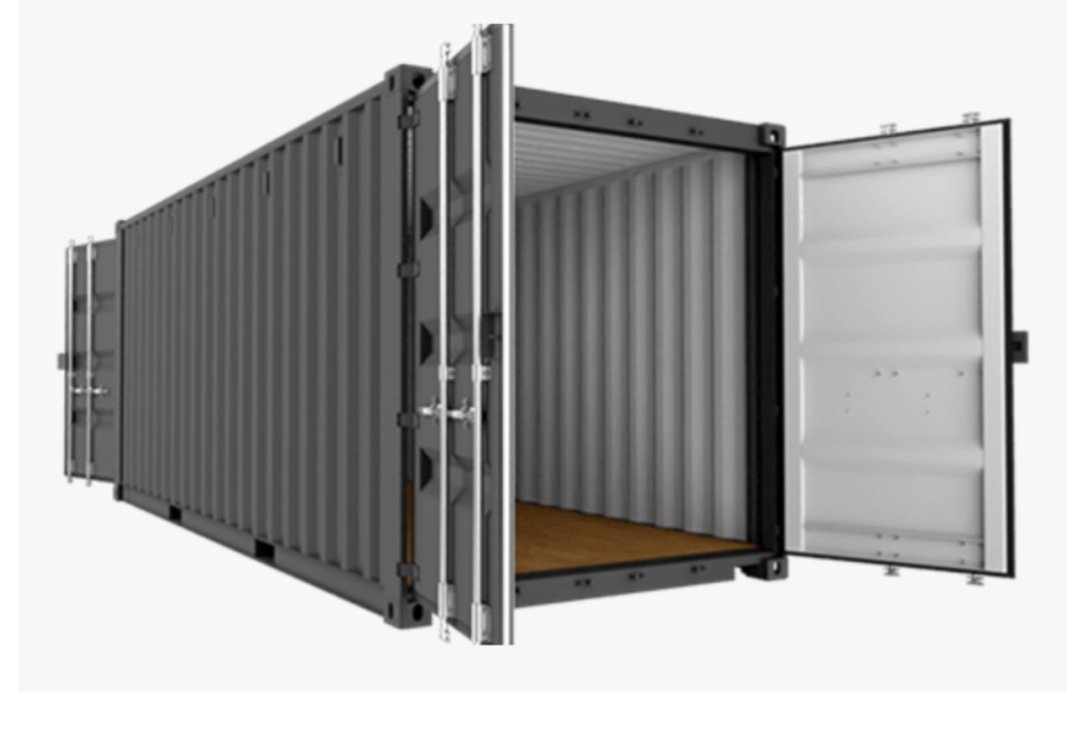 CONTAINER MARITIME 20 PIEDS DOUBLE PORTE