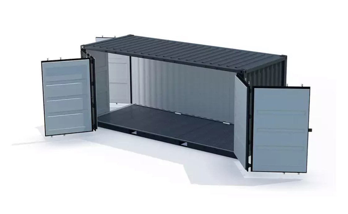 CONTAINER MARITIME 20 PIED OPEN SIDE